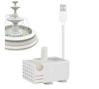 Pompe pour fontaine à eau pour animaux de compagnie, mini pompe d'aquarium | Circuit d'eau pour fontaine en pierre peu encombrante - Petite fontaine d'eau pour animaux de compagnie