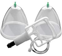 Pompe pour les seins, double 2 tasses, baume sous vide, pour agrandissement du kit pour stimuler les mamelons, masseur pour le nettoyage