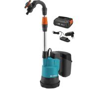 GARDENA 14602-61 Akku-Regenfasspompe 2000/2 18V P4A Kit prêt à l'emploi