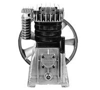 Pompe pour tête de compresseur d'air Tête de compresseur d'air en aluminium à un étage et à deux cylindres Pompe à piston pour lubrification par éclaboussures,90PumpHead