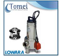 Pompe relevage eaux usees submersible DOMO15 1,1kW 230V Bicanale Flotteur Lowara