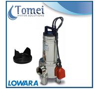Pompe relevage eaux usees submersible DOMO7 0,55kW 230V Bicanale Flotteur Lowara