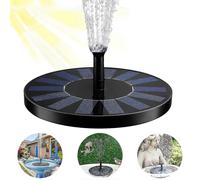 Pompe solaire flottante 1,7 W pour fontaine, bassin ou piscine.