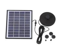 Pompe Solaire Flottante pour Fontaine Extérieure W-380l/h, ABS Noir | Démarrage Solaire, Circulation D’eau pour Oxygénation, Facile à Retirer, Portable, pour Petit Bassin et Bain Style Aléatoire