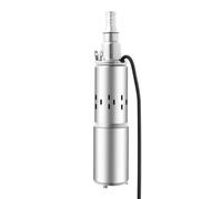 Pompe solaire immergée pour puits profond 180W 12V, débit 1.5m³/h hauteur 30m, inoxydable avec câble 17m, filtration intégrée - Pompe de puits profond Pour irrigation jardin, réservoir, rivière
