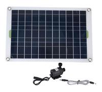 Pompe solaire pour bassin - Kit de pompe - Débit 600 L/H - Hauteur de levage 5 m - Installation facile