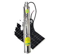 Pompe solaire pour puits profond, puissance 750W, régulateur MPPT intégré, 48V ou 60V, 750W