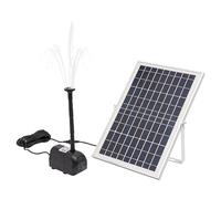 Pompe solaire pour ruisseau - 24 V - 10 W - 1000 l/h - Pompe solaire - Fontaine de jardin - Pour aquariums, étangs, circulation de l'eau - Alimentation en oxygène