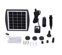 Pompe solaire Starrypxl Fountain Fountain Oxygénation Pompe submersible sans balais 5W 200L H Calme efficace pour Aquarium de la piscine de Pond
