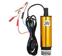 Pompe submersible 12V 24V pour transfert de fioul et d eau carburant 51mm avec écran ravitaillement électrodynamique Construction en alliage aluminium Débit 30L min Hauteur levage Puissance 60W