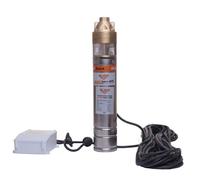 Pompe submersible 1500W débit 2,6m3/h décharge 140m stator cuivre Ruris aqua 105