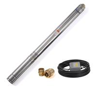 Pompe Submersible 3 Pouces Résistante Au Sable Jusqu'à 3% 750W 3780 L/h 8,4 Bar