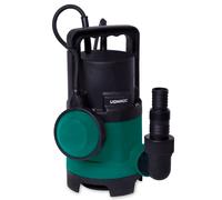 VONROC Pompe Submersible 400W - 8000L/h - 7m de Profondeur, Décharge de 5,5m - Évacuation Eaux Usées & Claires - Pour Piscine, Bassin, Garages, Réservoirs - Flotteur inclus