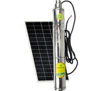 Pompe submersible à énergie solaire, puissance 370W, débit 2T/h, DC 24V, 370W