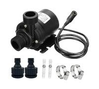 Pompe Submersible À Moteur Sans Balais À Courant Continu Avec Noyau En Céramique, Petite Pompe De Surpression, Aquarium Avec Refroidissement Par Eau Pour Rocailles, Pompe À Faible Bruit.,Black dc24v