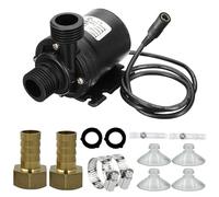 Pompe Submersible À Moteur Sans Balais À Courant Continu Avec Noyau En Céramique, Petite Pompe De Surpression, Aquarium Avec Refroidissement Par Eau Pour Rocailles, Pompe À Faible Bruit.,Black dc24v