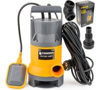 Powermat Pompe à eau immergée pour eau propre et sale 1600W avec flotteur 9500 L/h