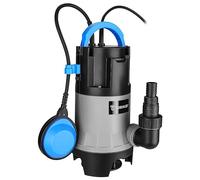 Pompe submersible : DEKO Pompe submergée Eaux sales 750 W 14000 H/L, Plongée Eaux claires, Sombre Noires, Prévalence 5 M, Plongée Max 7 M, Longueur du câble 10 M