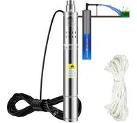 Pompe Submersible - DUOKU - 550W - 35L/min - 108m Hauteur de Refoulement - 20m Cordon Électrique