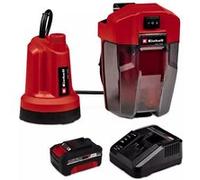 Einhell Pompe submersible sans fil GE-SP 18 LL Li 18V 4 500 L/h batterie 4,0 Ah marche continue
