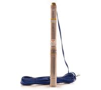 Pompe Submersible Eau Propre RURIS Aqua 690 370W - Débit 3000 L/h, Refoulement 60 m, 14 Étages Inox, Câble 25 m, Panneau Inclus