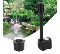 Pompe submersible en plastique 3 en 1 600L - H 8W pour aquarium pour bassin de fontaine de jardin d'eau