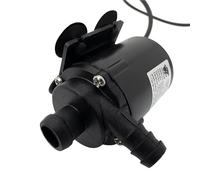 Pompe submersible miniature 280 L/h à moteur sans balais, 6-12 V CC / 4-6 V CC, for aquarium, ordinateur, distributeur d'eau for animaux de compagnie refroidi par eau.(DC female connector)