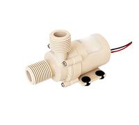 Pompe submersible Pompe à courant continu de circulation sans balai, solaire/gaz/chauffe-eau chaude électrique, booster submersible (12V / 24V) Pompe de cale de bateau (Size : 24V 6m 12L per min