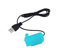 Pompe submersible Pompe à eau ultra silencieuse Micro pompe à eau submersible for aquarium, alimentée par USB, 5 V, 2 à 3 l/min, mini moteur(Blauw)