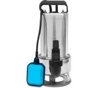 Pompe submersible, pompe de puits, pompe immergée 1" x 1 1/2" x 1" embout de tuyau x filetage extérieur x embout de tuyau, 1,6A, 230VAC, Gris, type IP 550 INOX