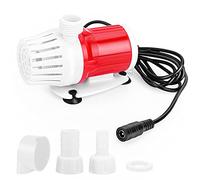 Pompe submersible portable 12 V 20 W 1200 l/h à haut débit pour aquarium Pompe à eau portable Conversion de fréquence Pompe DC sans balais Pompe amphibie