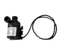 Pompe Submersible pour Aquarium sans Balais Dc 12v, Plastique Noir | Circulation Continue, Portative, Port Quart de Pouce et Npt 1/2, pour Bassin, Ferme, Filtration