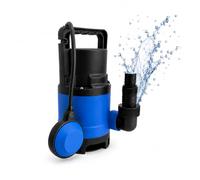 Pompe submersible pour eau sale de 400 W avec débit de 7500 l/h - Hauteur de refoulement max. 5 m, profondeur d'immersion de 4 m, câble de 10 m, interrupteur à flotteur et protection thermique pour