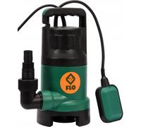 Pompe submersible pour eaux usées 1100W, 16000 l/h, avec interrupteur à flotteur