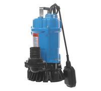 Pompe submersible pour eaux usées 550 W 2850 tr/min en acier inoxydable 16 m³/h Pompe submersible pour eaux usées, installations d'épuration, zones inondées, bassins à eaux usées (bleu)