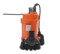 Pompe submersible pour eaux usées - 550 W - Débit de 16 m³/h - Hauteur de refoulement de 15 m - 2850 tr/min - Pompe submersible électrique pour eaux sales, eaux usées, étangs, arrosage - Orange
