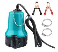 Pompe submersible pour eaux usées, mini pompe à eau DC 12 V, pompe à eau submersible 50 W, 4200 l/h, pompe de transfert d'eau pour aquarium, irrigation hydroponique