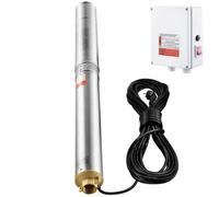 Pompe Submersible pour Puits Profonds-Duoku-2200 W-Construction en Acier Inoxydable-Débit Puissant de 9,8 m³/h