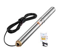 Pompe Submersible pour Puits Profonds-Duoku-550 W-Hauteur de Refoulement de 174 pi-Débit de 100 l/min-Acier Inoxydable