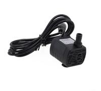 Pompe submersible sans balais 12 V CC avec débit de 200 l/h à 300 l/h pour fontaine et bassin (DC12 V)