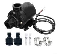 Pompe submersible sans balais DC 12 V pour aquariums et fontaines, complète avec adaptateurs de tuyau d'eau (1#)