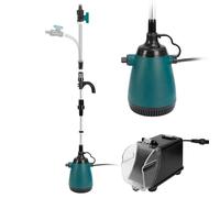 Pompe submersible sans fil compatible avec batterie au lithium Makita 18 V, débit max. 5000 l/h, pompe submersible pour eau sale, pompe submersible à batterie, hauteur de refoulement 8 m