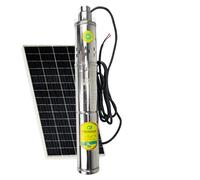 Pompe submersible solaire, puissance 370W, débit maximal 2T/H, hauteur de refoulement maximale 65M, DC 24V, 370W