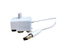 Pompe submersible USB économe en énergie pour fontaine à eau pour chat, pièce de rechange silencieuse 5 V 1,5 W avec forte aspiration, moteur d'entretien facile pour boire des animaux (A)