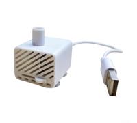 Pompe submersible USB ultra silencieuse 5 V de rechange pour fontaine à eau pour animaux de compagnie avec base d'aspiration sécurisée, faible consommation d'énergie, moteur silencieux de 1,5 W