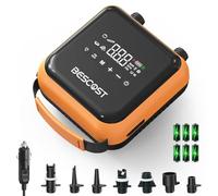 Pompe Sup Électrique 20 PSI, Charge Rapide 45W, Gonfleur Paddle Rechargeable, Gonflage/Dégonflage Double Étage, Arrêt Automatique, Câble Type-C & 12V, pour Kayak Bateau Gonflable