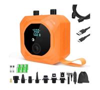 Pompe Sup Électrique 50 PSI Haute Pression, Gonfleur Paddle Rechargeable 12000mAh, Gonflage/Dégonflage Automatique 3 Étages, Double