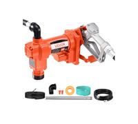 VEVOR Pompe de transfert carburant 12V CC 60,5L/min – Buse manuelle, tuyaux – Diesel/Essence