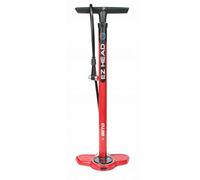 Pompe vélo à pied avec manomètre et embout Ez Head Beto ( Rouge / 660 mm )