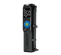 MICHELIN - Mini Compresseur USB-C Rechargeable - Sans Fil et Compact - Grand Écran Digital Rétro-éclairé - Torche LED - Batterie Lithium 2600mAh - Adaptateur Presta - Idéal Voiture Moto Vélo Ballons